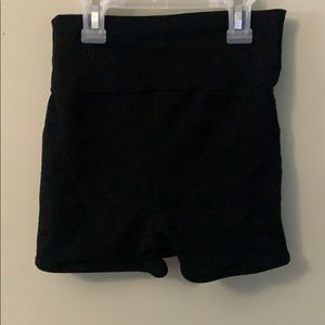 Revolution black booty shorts